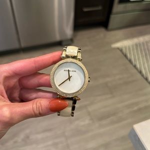 Michael Kors Parker Gold-Tone and Acetate Watch